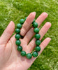 12mm Canadian Jade Beaded Bracelet #2404