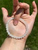 6mm White Jade Bracelet #2423