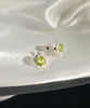 August Earrings - Peridot #2430