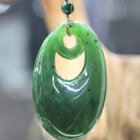 Canadian Nephrite Jade Pendant Necklace #1115