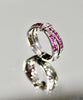 Pink Sapphire Diamond Ring #1675