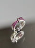 Pink Sapphire Diamond Ring #1675