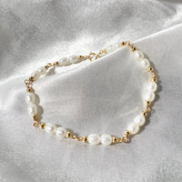 7" Freshwater Pearl Starry Bracelet #2435