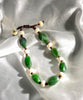 Jade and Ox Bone Beaded Bracelet #1873