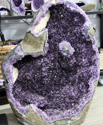 BASALT AMETHYST CATHEDRAL 61.35KG #1584