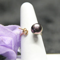 10mm Tahitian Saltwater Pearl Ring #1647