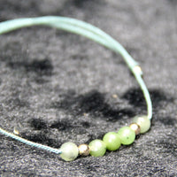 Siberian Jade Beaded Bracelet #1875