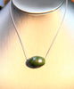 Canadian Jade Faceted Pendant Necklace #1801