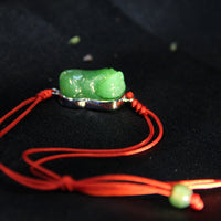 Siberian Jade Pixiu Bracelet #1809