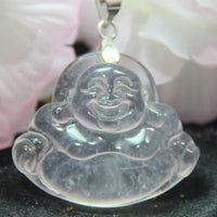 NATURAL ROCK CRYSTAL BUDDHA PENDANT #1826