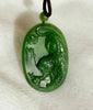 Canadian Jade Tiger Pendant Necklace #1572