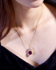 18K AMETHYST PENDANT #2049