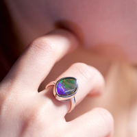 Ammolite Ring #362