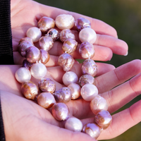 19" KASUMIGA FRESHWATER PEARL NECKLACE #1929