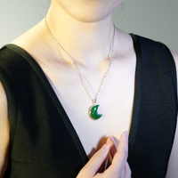 Canadian Jade Moon Pendant #1098