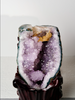 AMETHYST WITH CALCITE DISPLAY 2.06 LB #1984