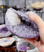 AMETHYST SEMI-GEODES EXTRA QUALITY (1.73 LB) #2266