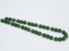 19.5" 12mm JADE BEADED NECKLACE #2399