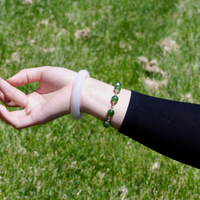 10mm Polar Jade Starry Bracelet #2418