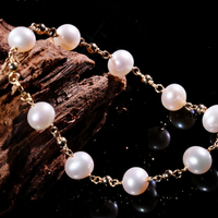 7" Freshwater Pearl Starry Bracelet #2424