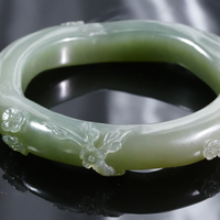 Hetian Jade Bangle 57mm #2449