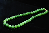 14k 10mm Siberian Jade Beaded Necklace #2452