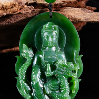 Polar Jade Guanyin Pendant #2463