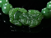 12mm Lucky Pixiu Jade Bracelet #1936