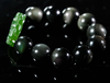 7" Pixiu & Obsidian Beaded Bracelet #2066