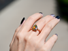 18k Ammolite Diamond Ring #2096