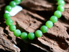 8mm Siberian Jade Beaded Bracelet #2317