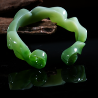 Unique Siberian Jade Bangle 60mm #2482