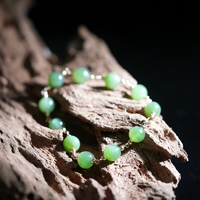 8mm Polar Jade Starry Beaded Bracelet #2466