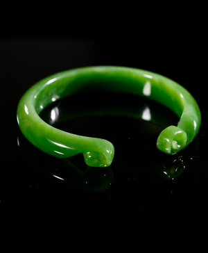 Unique Siberian Jade Bangle 60mm #2484