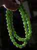 8mm Siberian Jade Beaded Necklace #2504