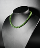 8mm Polar Jade Beaded Necklace #2532