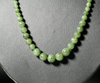 4-10mm Canadian Jade Beaded Necklace #2533