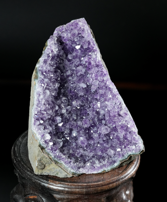 Amethyst Semi-Geode Base Cut (0.83 LB) #2600