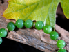 14k 8mm Polar Jade Beaded Bracelet #2574