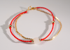 18K Eternal Harmony Red Cord Bracelet #2670