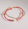 18K Eternal Harmony Red Cord Bracelet #2670