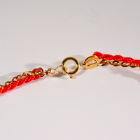 18K Eternal Harmony Red Cord Bracelet #2670