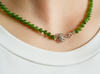 16.8" Polar Jade Beaded Necklace #2517