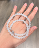 15.5" White Jade Beaded Necklace #2653