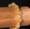 10mm Siberian Light Brown Jade Bracelet #2770