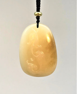 DRAGON PHOENIX JADE PENDANT #1749