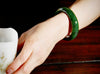 A CANADIAN JADE BANGLE 58MM #1039