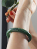 A CANADIAN JADE BANGLE 59MM #1057