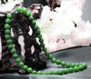 18" 10~11mm POLAR JADE BEADED NECKLACE #1569