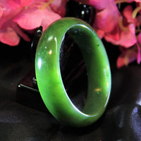 AAA POLAR JADE GRADE JADE BANGLE 63mm  #146